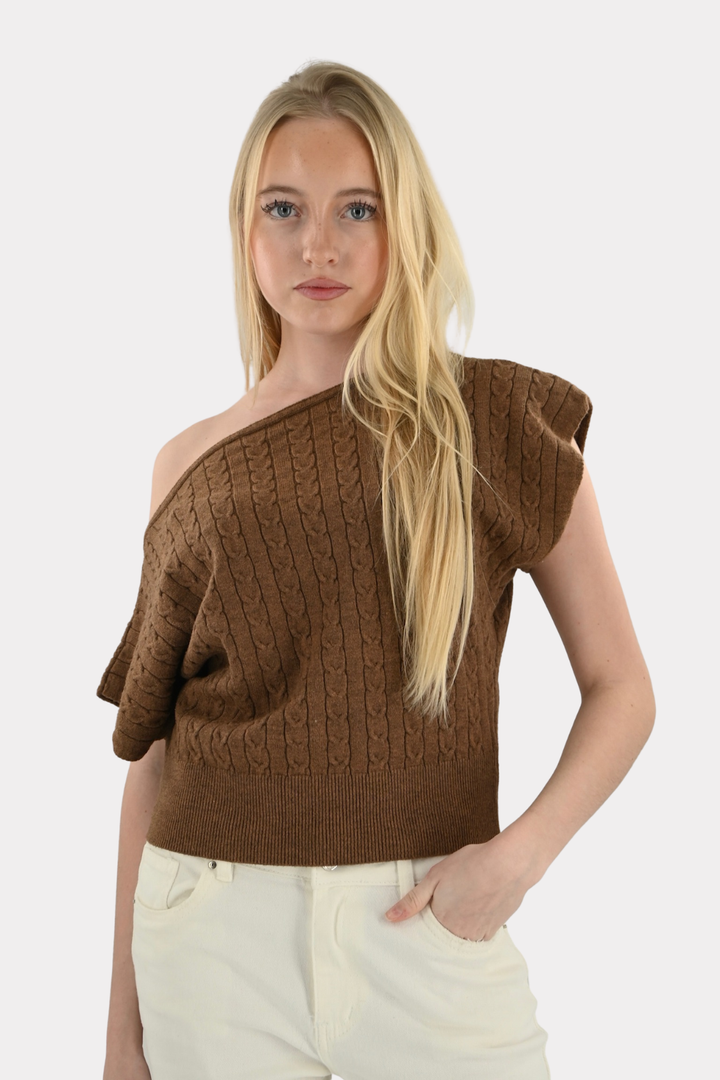 Mare top - bruin