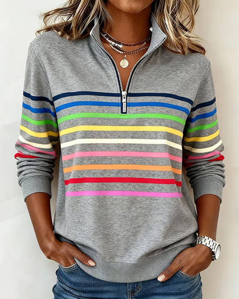 NINA | Casual Sweater met Comfort en Kleurrijke Stijl voor Elke Dag