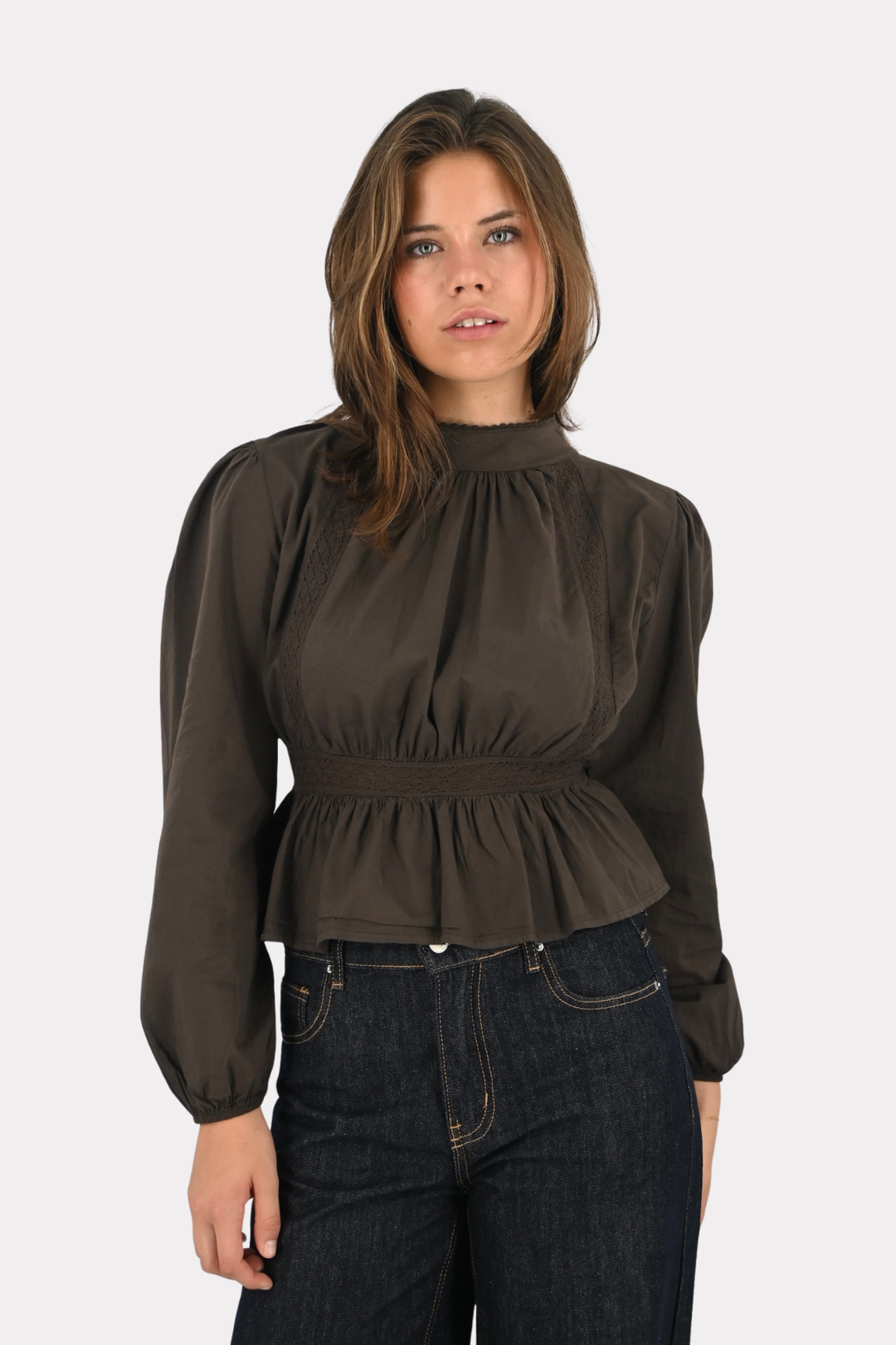 Marie blouse - bruin