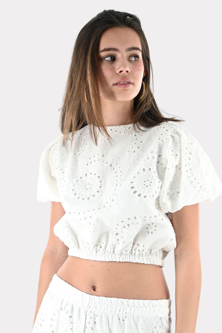 Valencia top - wit