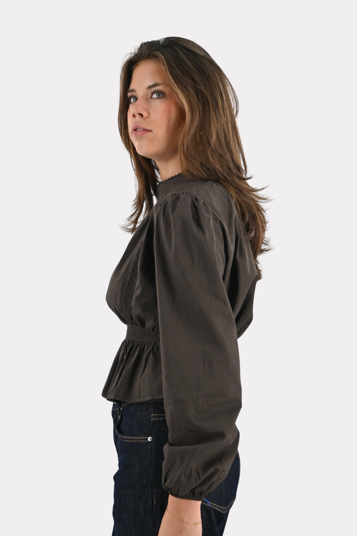 Marie blouse - bruin