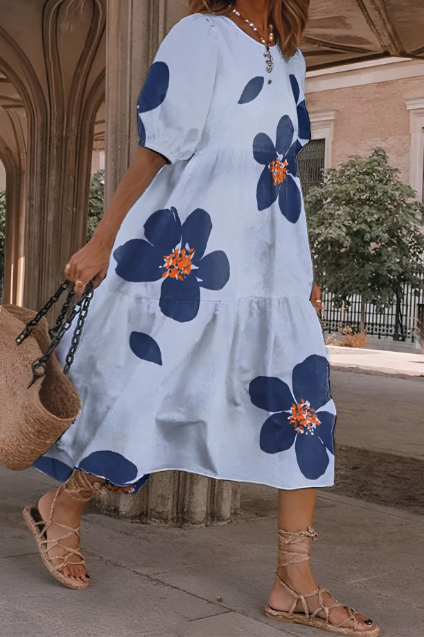 LIEKE | Elegante en Comfortabele Midi Jurk