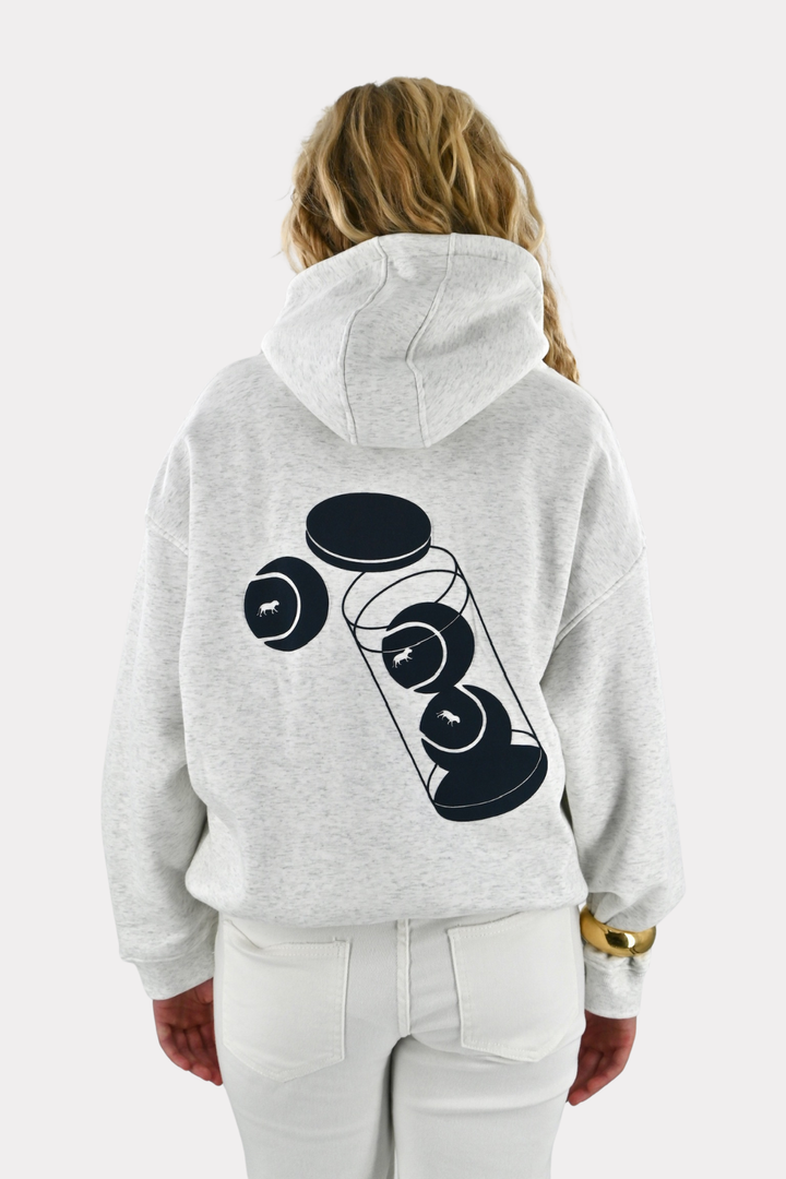 Match point hoodie - grijs