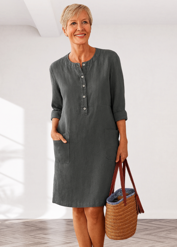 MIO | Casual Damesjurk met Relaxte Pasvorm en Tijdloze Look voor Elke Dag