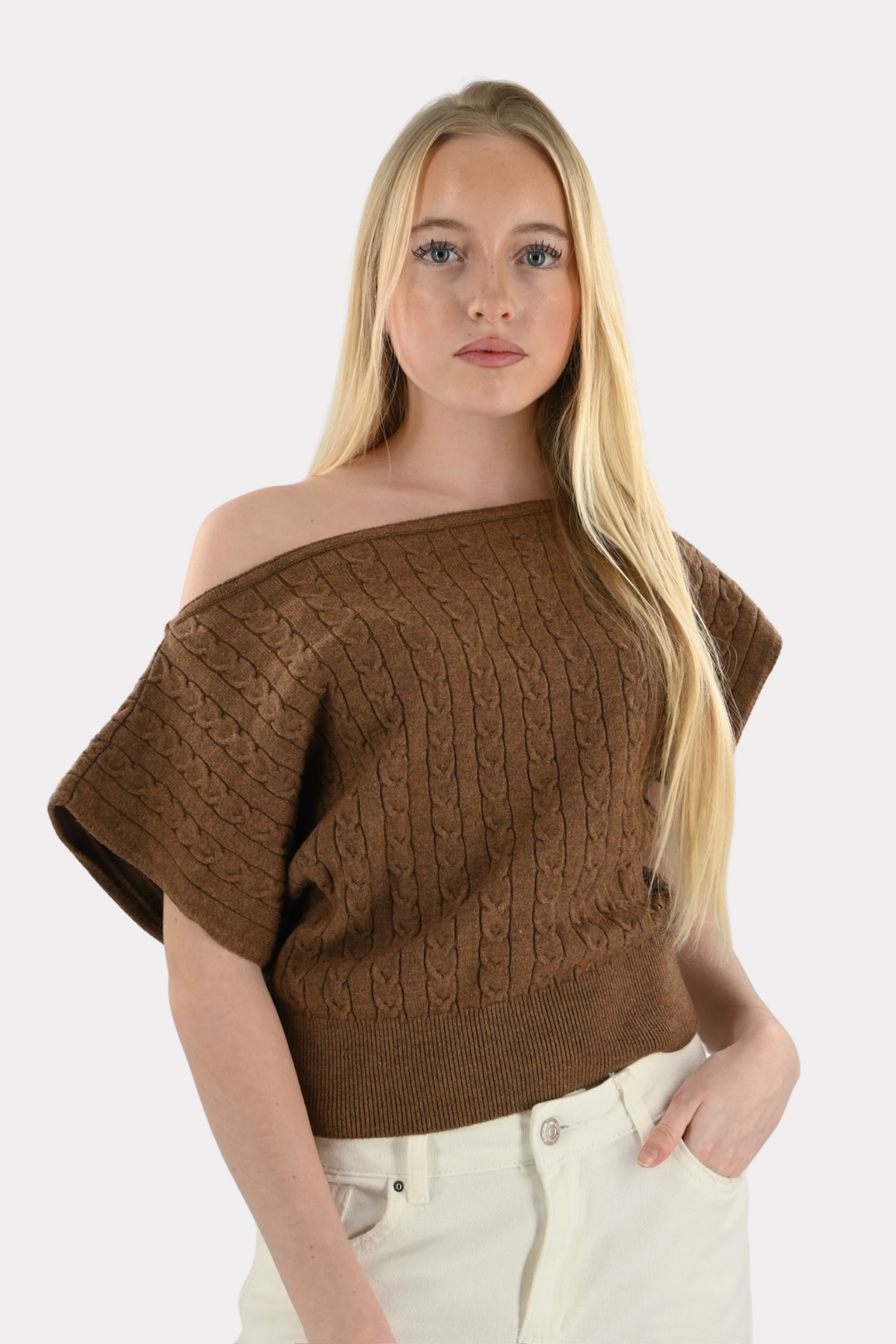 Mare top - bruin
