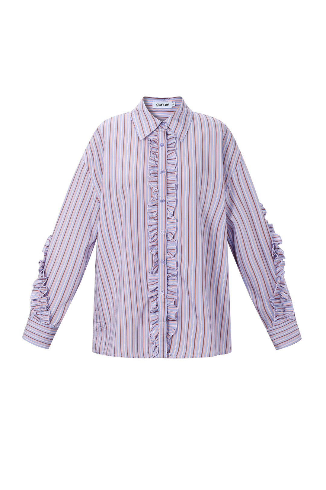 Blouse met ruches