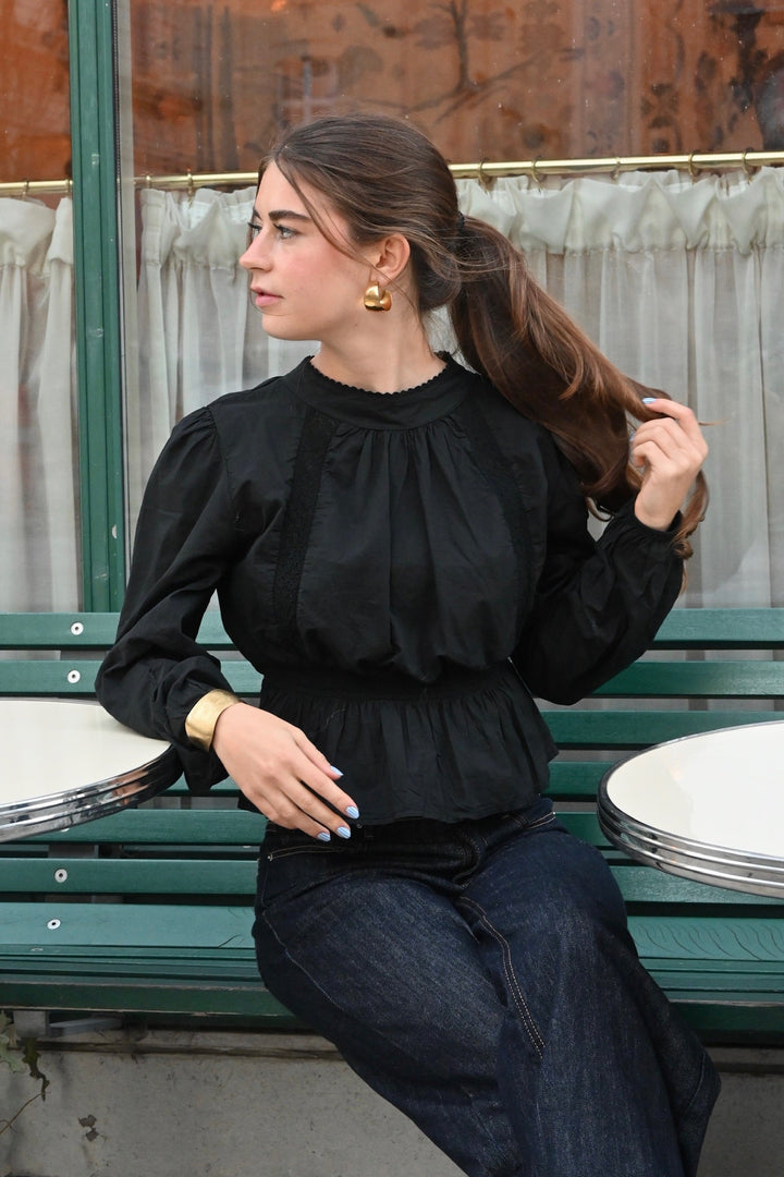 Marie blouse - zwart