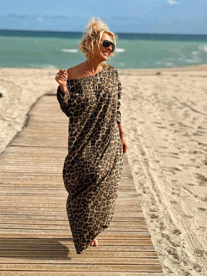 SIËNNA | Oversized Dierenprint Jurk voor Volledige Vrijheid en Spontane Stijl van Ochtend tot Avond