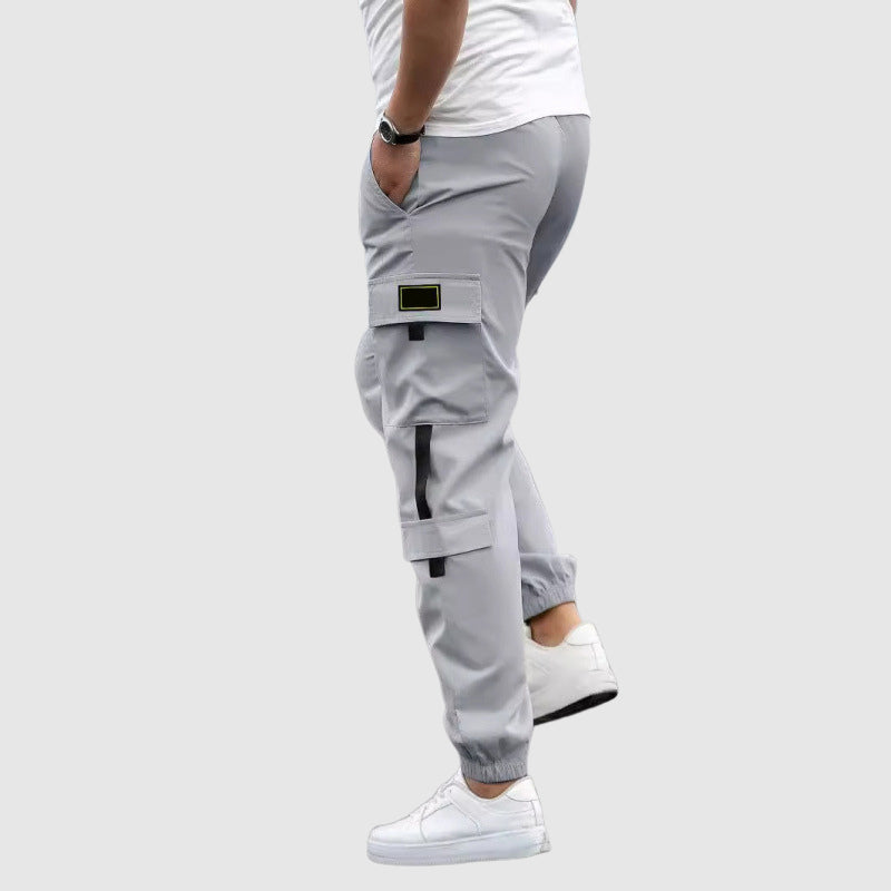 MAISON LORÉA | Urban Cargo Jogger met Contrasterende Accenten