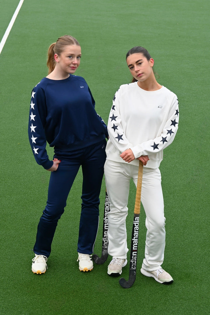 Trainings tiger sweater - wit