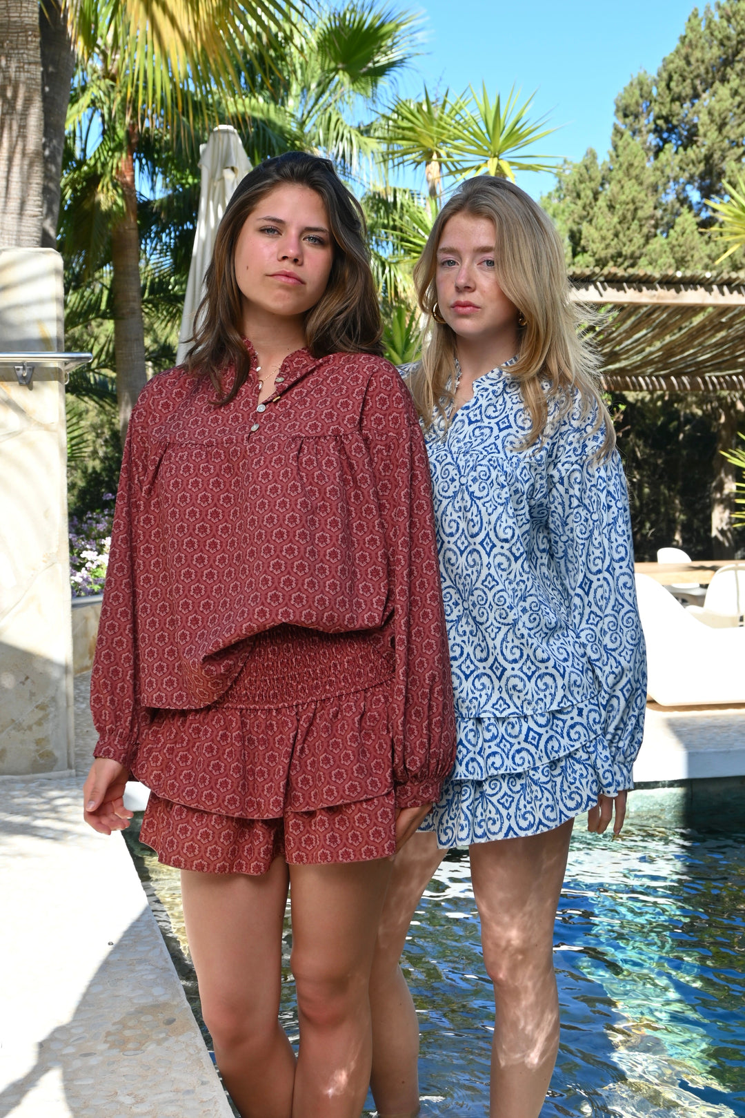 Aruba skort - roest rood
