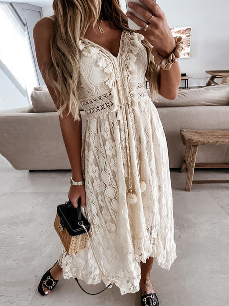 Maxidress Elegante Jurk voor Vrouw