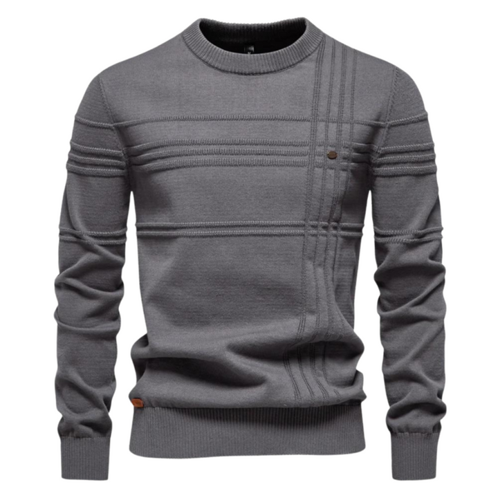 NICO | Katoenen herentrui met streepdesign