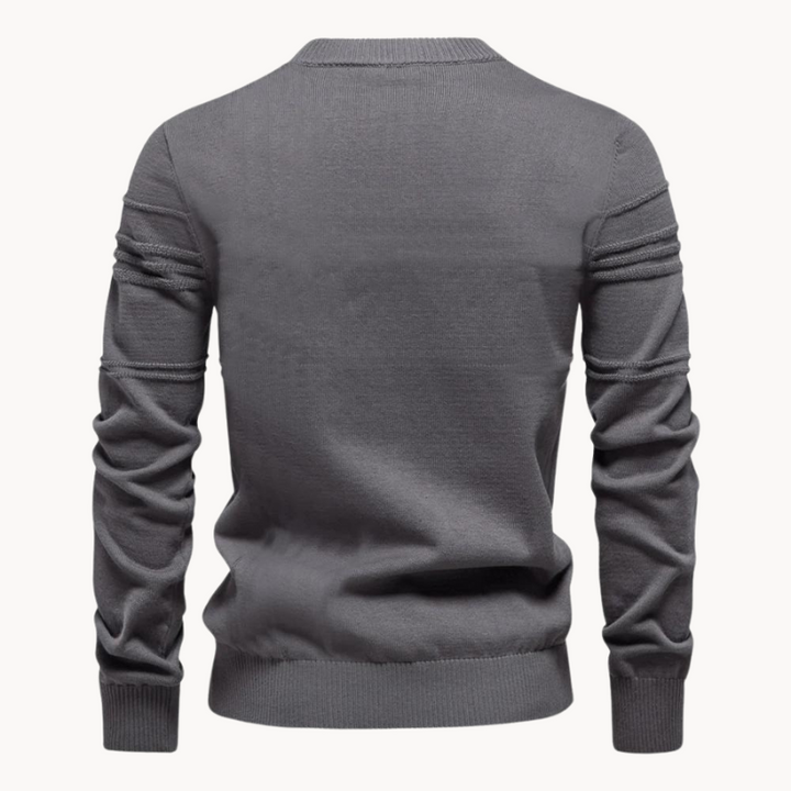 NICO | Katoenen herentrui met streepdesign