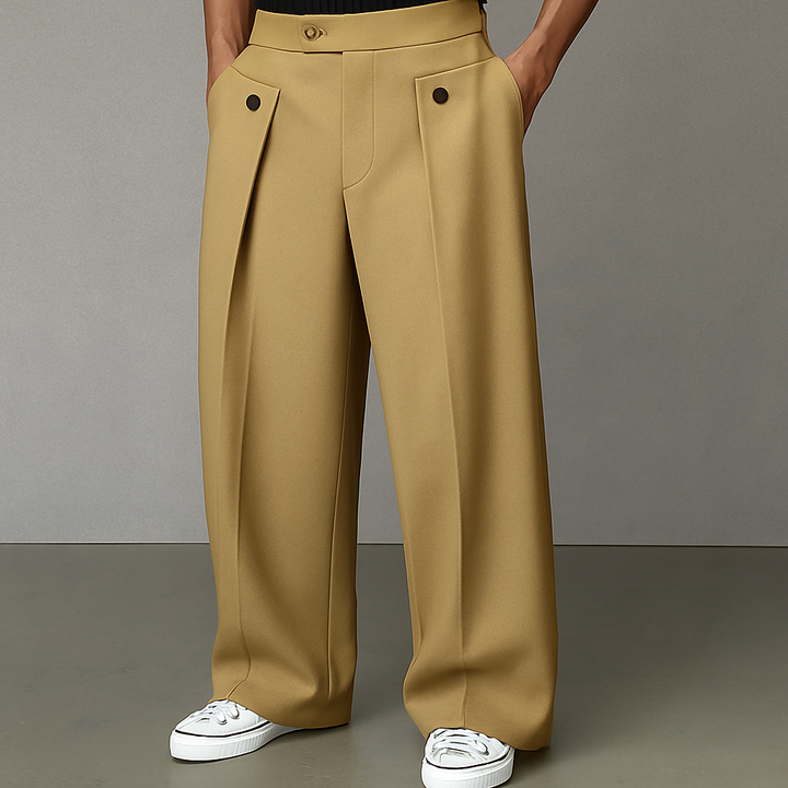 MAISON LORÉA | Luxe Straight-Fit Business Pantalon – Ultiem Comfort