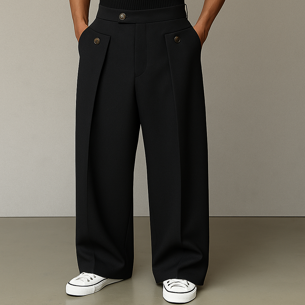 MAISON LORÉA | Luxe Straight-Fit Business Pantalon – Ultiem Comfort