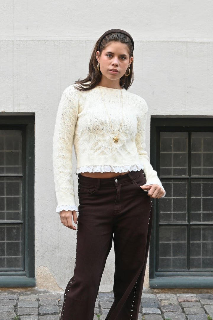 Amber knit - beige