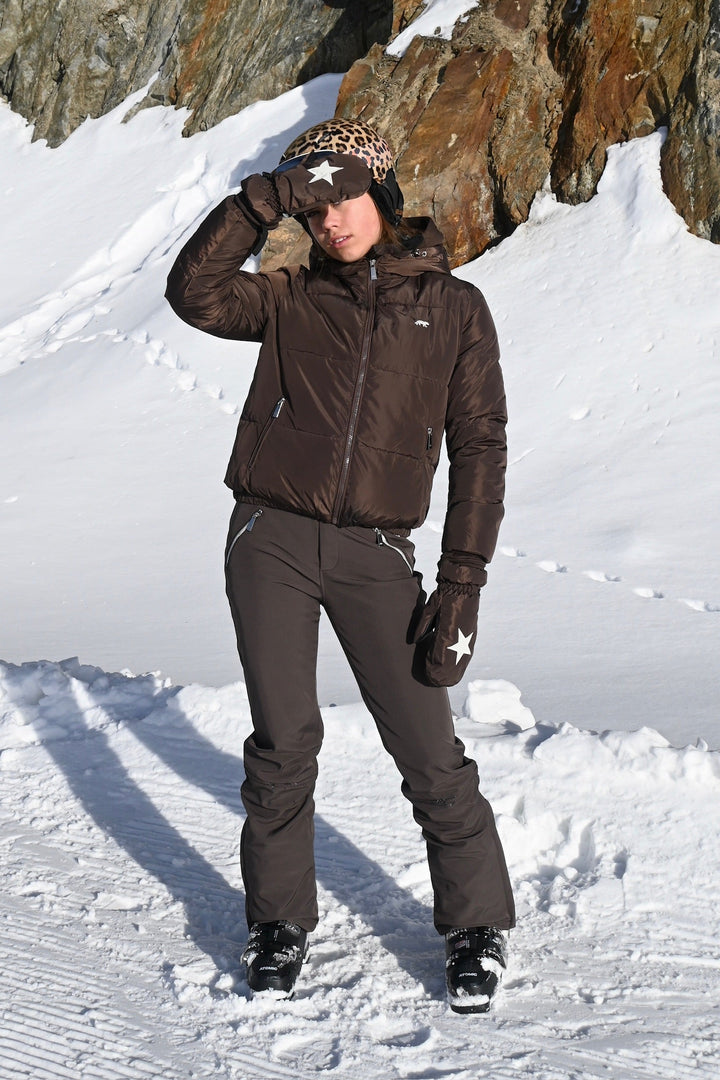 Tiger ski jacket - bruin
