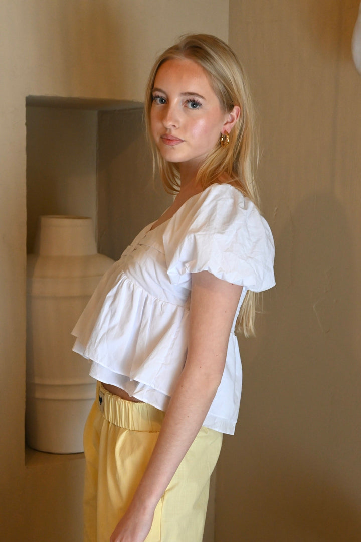 Blush blouse - wit