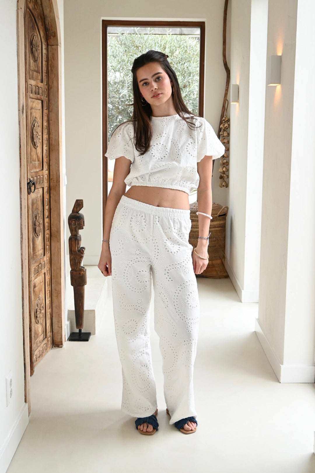 Valencia pants - wit