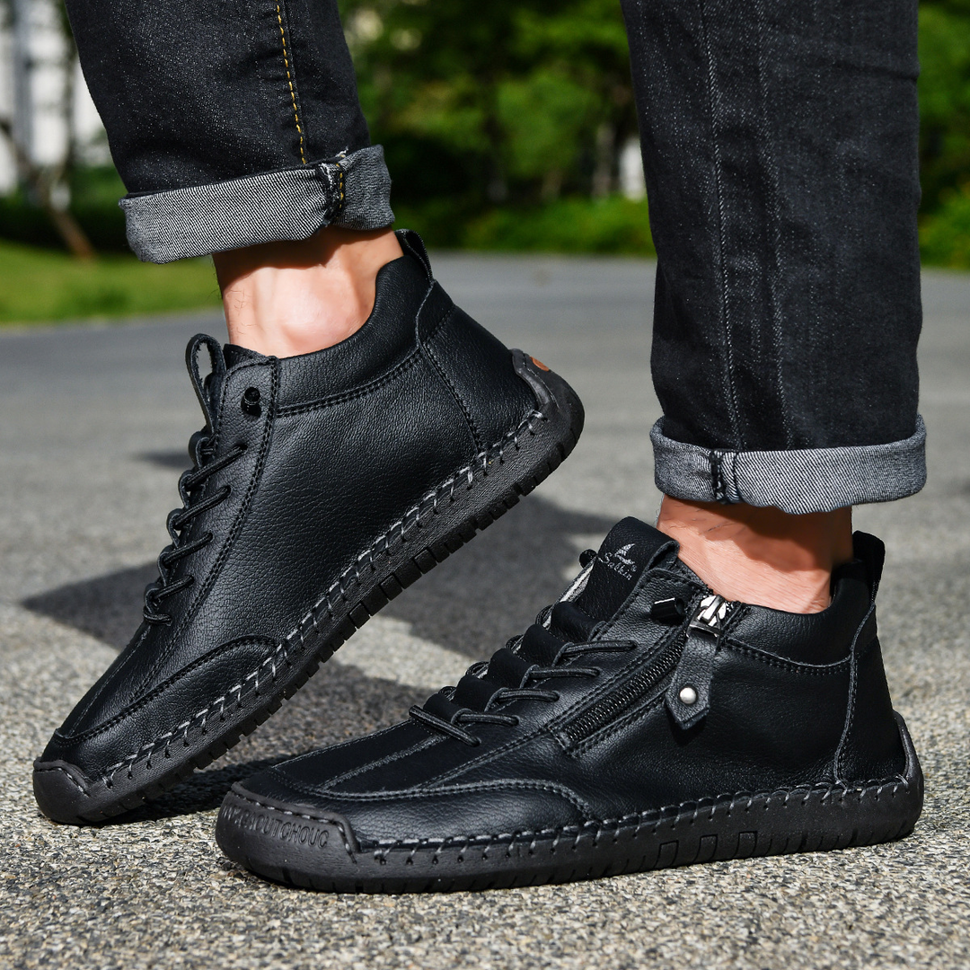 ADAM™ | Nubuckleder Schoenen met Rits voor Mannen
