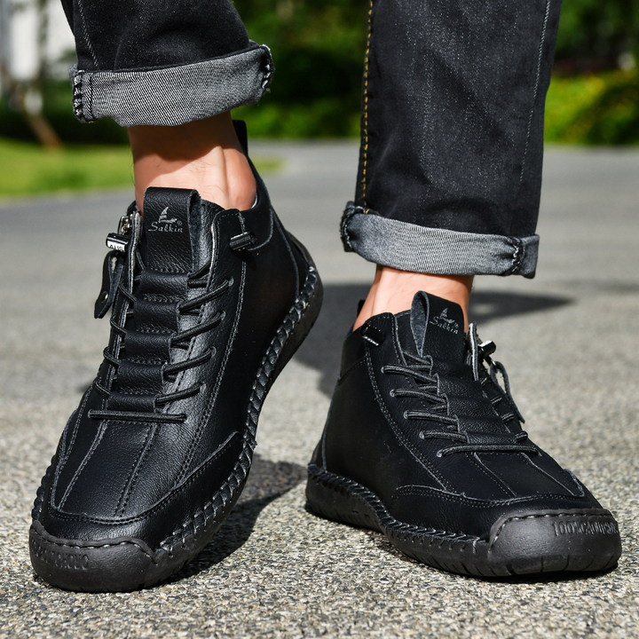 ADAM™ | Nubuckleder Schoenen met Rits voor Mannen