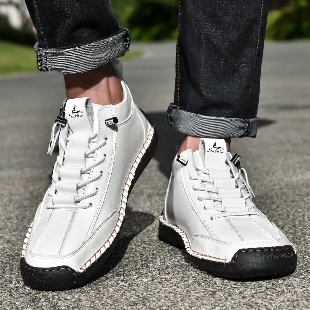 ADAM™ | Nubuckleder Schoenen met Rits voor Mannen