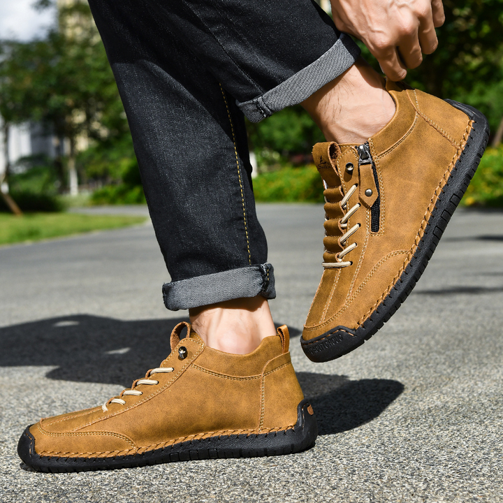 ADAM™ | Nubuckleder Schoenen met Rits voor Mannen