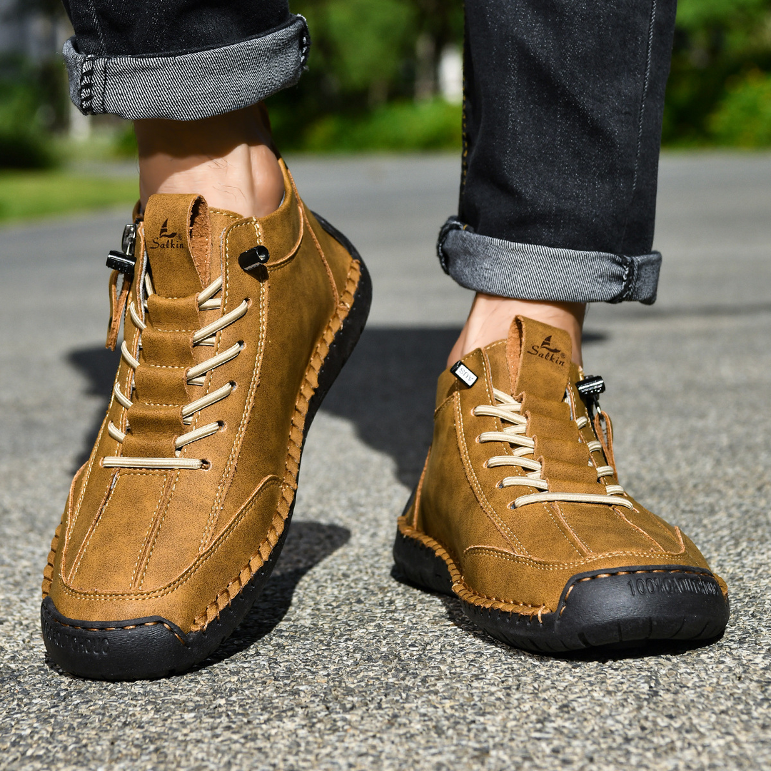ADAM™ | Nubuckleder Schoenen met Rits voor Mannen