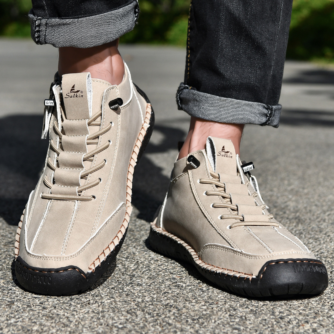 ADAM™ | Nubuckleder Schoenen met Rits voor Mannen