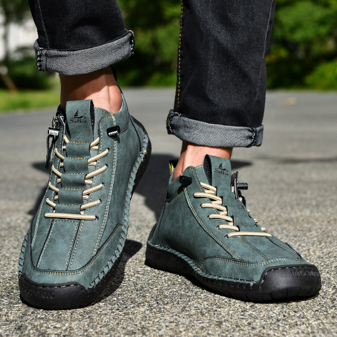 ADAM™ | Nubuckleder Schoenen met Rits voor Mannen