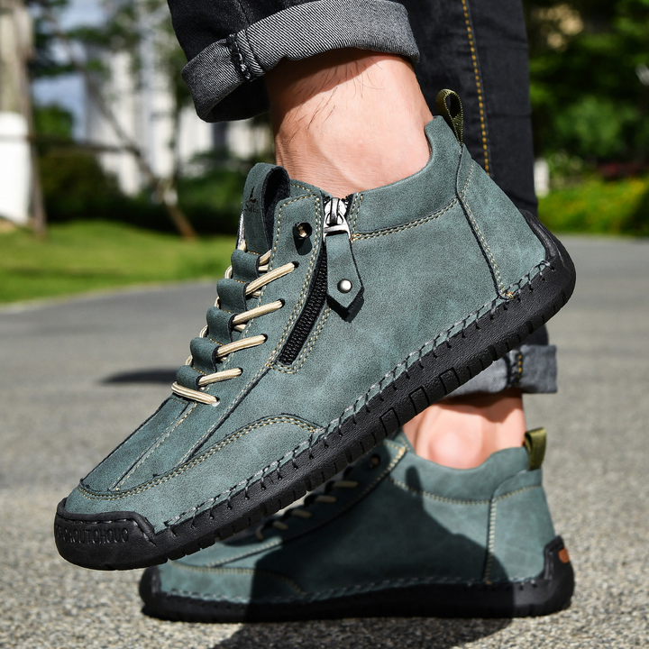 ADAM™ | Nubuckleder Schoenen met Rits voor Mannen