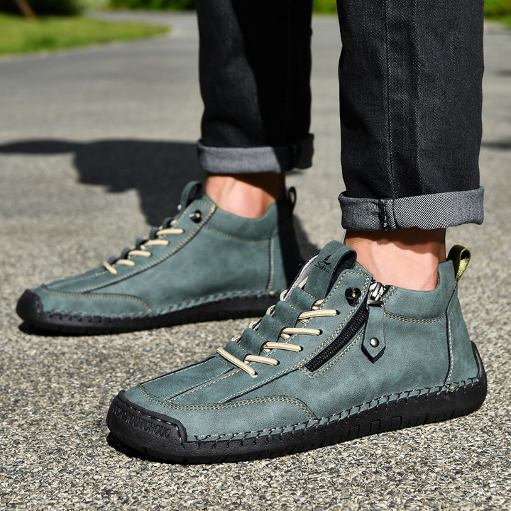 ADAM™ | Nubuckleder Schoenen met Rits voor Mannen