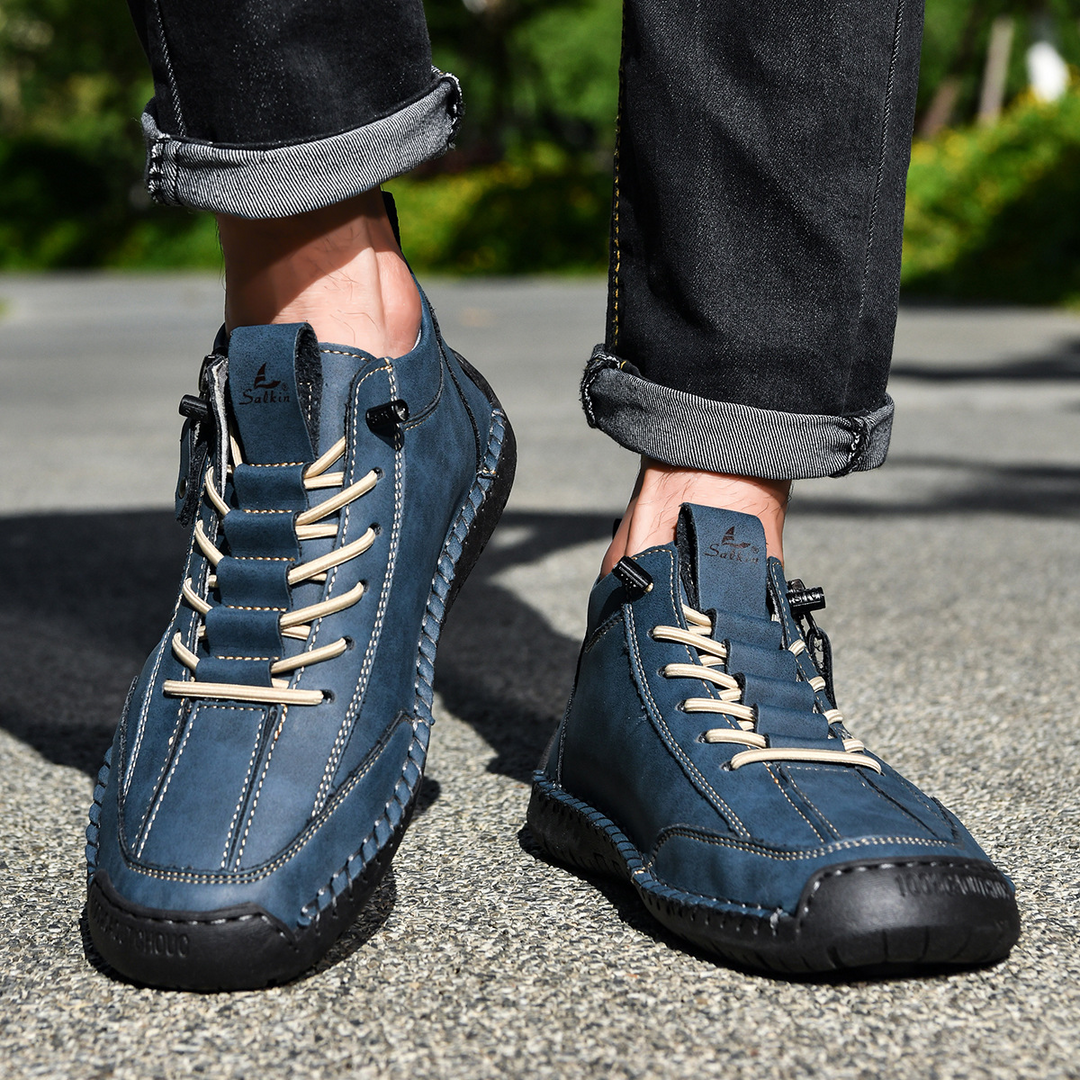 ADAM™ | Nubuckleder Schoenen met Rits voor Mannen