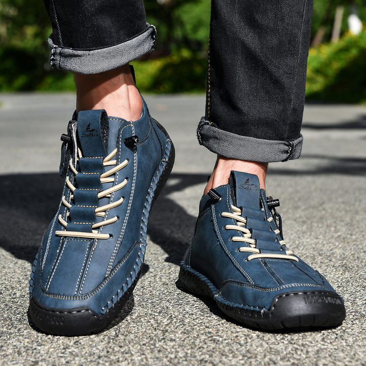 ADAM™ | Nubuckleder Schoenen met Rits voor Mannen