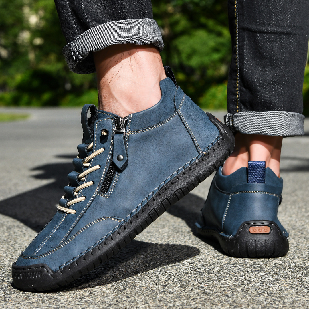 ADAM™ | Nubuckleder Schoenen met Rits voor Mannen