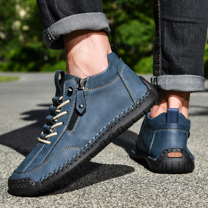 ADAM™ | Nubuckleder Schoenen met Rits voor Mannen