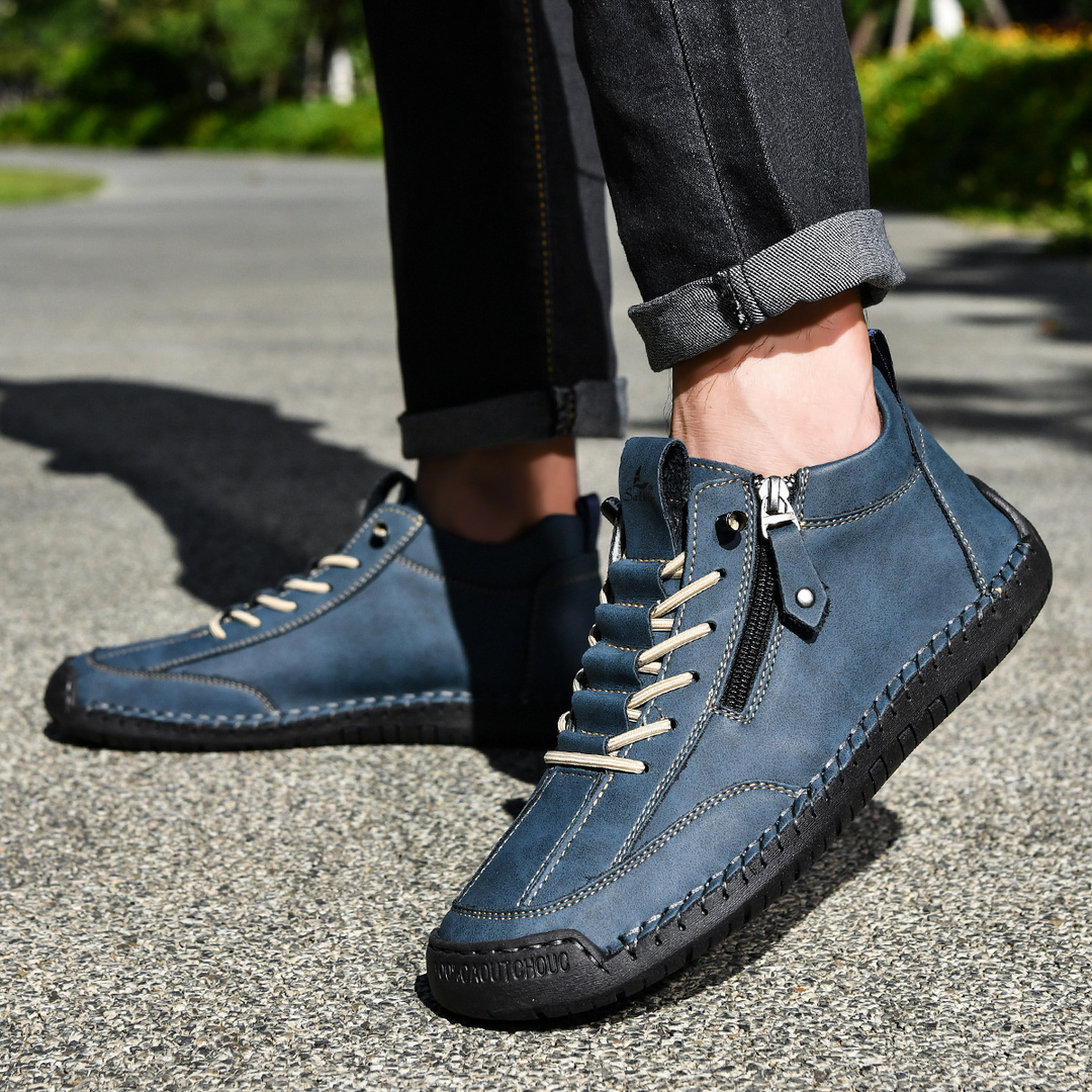 ADAM™ | Nubuckleder Schoenen met Rits voor Mannen