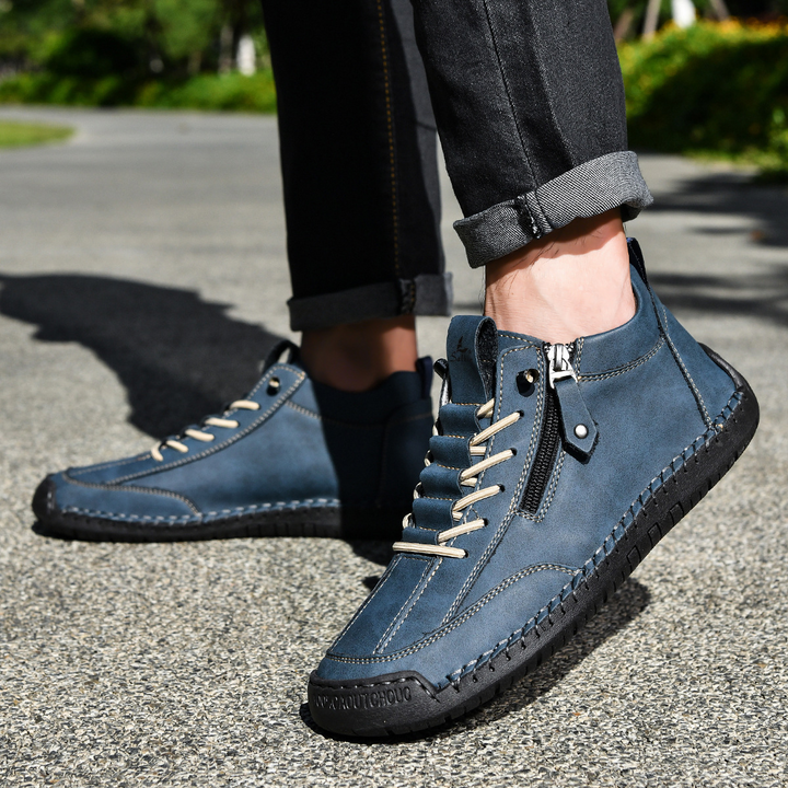ADAM™ | Nubuckleder Schoenen met Rits voor Mannen