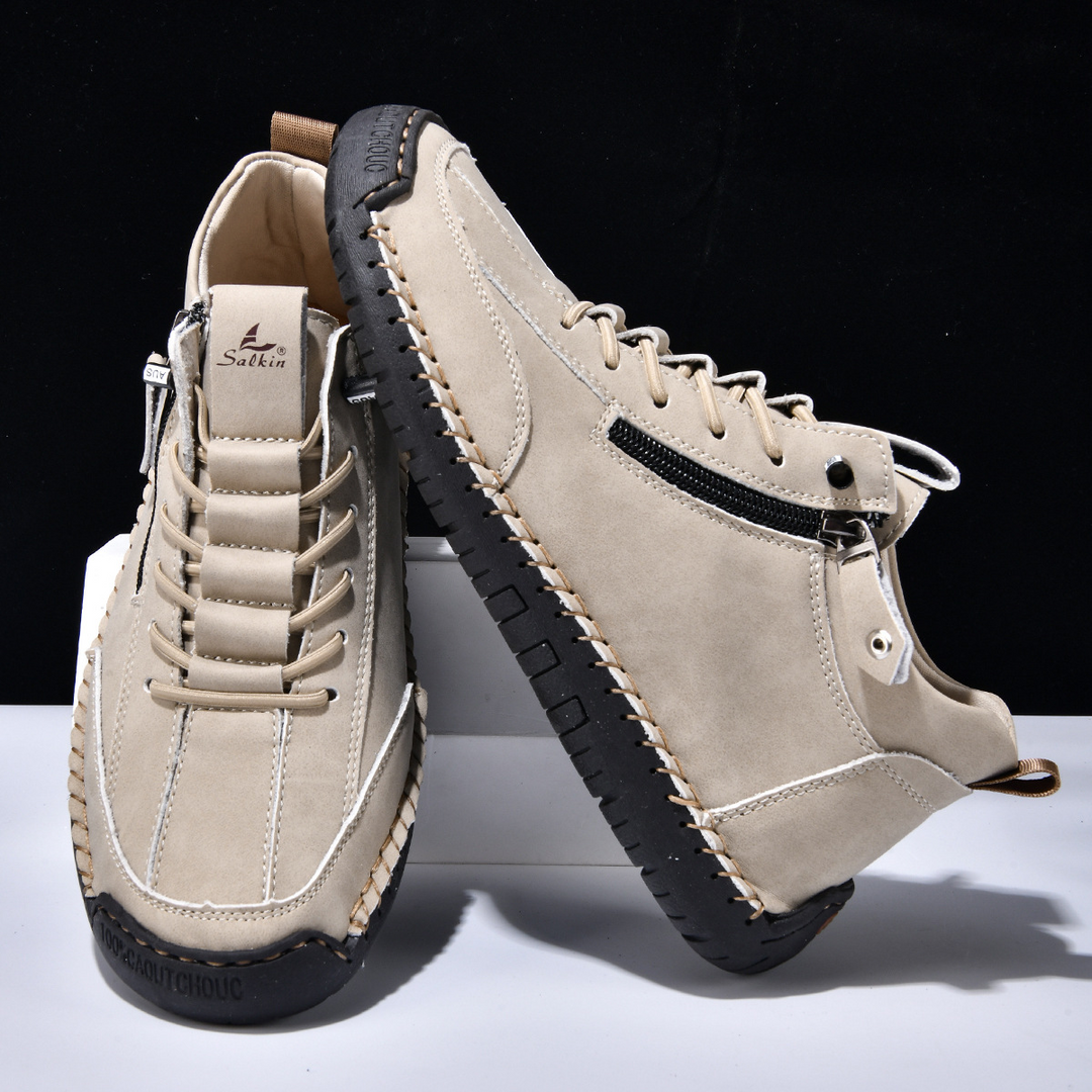 ADAM™ | Nubuckleder Schoenen met Rits voor Mannen
