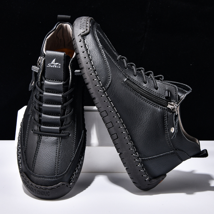 ADAM™ | Nubuckleder Schoenen met Rits voor Mannen