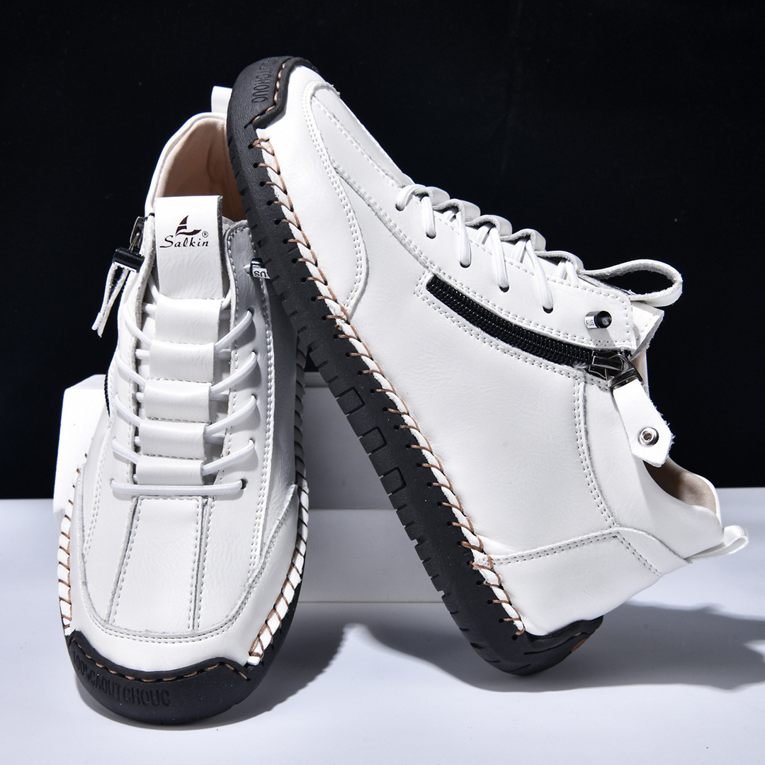 ADAM™ | Nubuckleder Schoenen met Rits voor Mannen