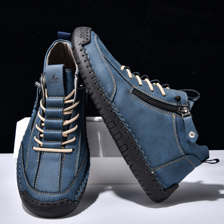 ADAM™ | Nubuckleder Schoenen met Rits voor Mannen