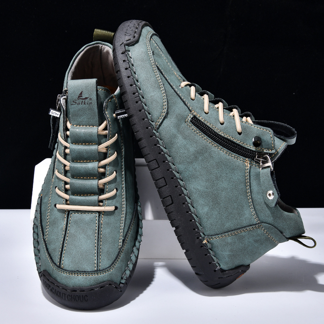 ADAM™ | Nubuckleder Schoenen met Rits voor Mannen