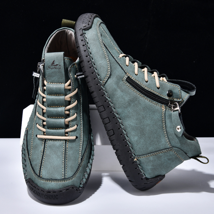 ADAM™ | Nubuckleder Schoenen met Rits voor Mannen