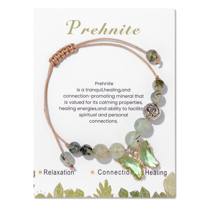 Vlinder armband - edelsteentjes