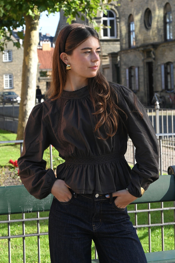 Marie blouse - bruin