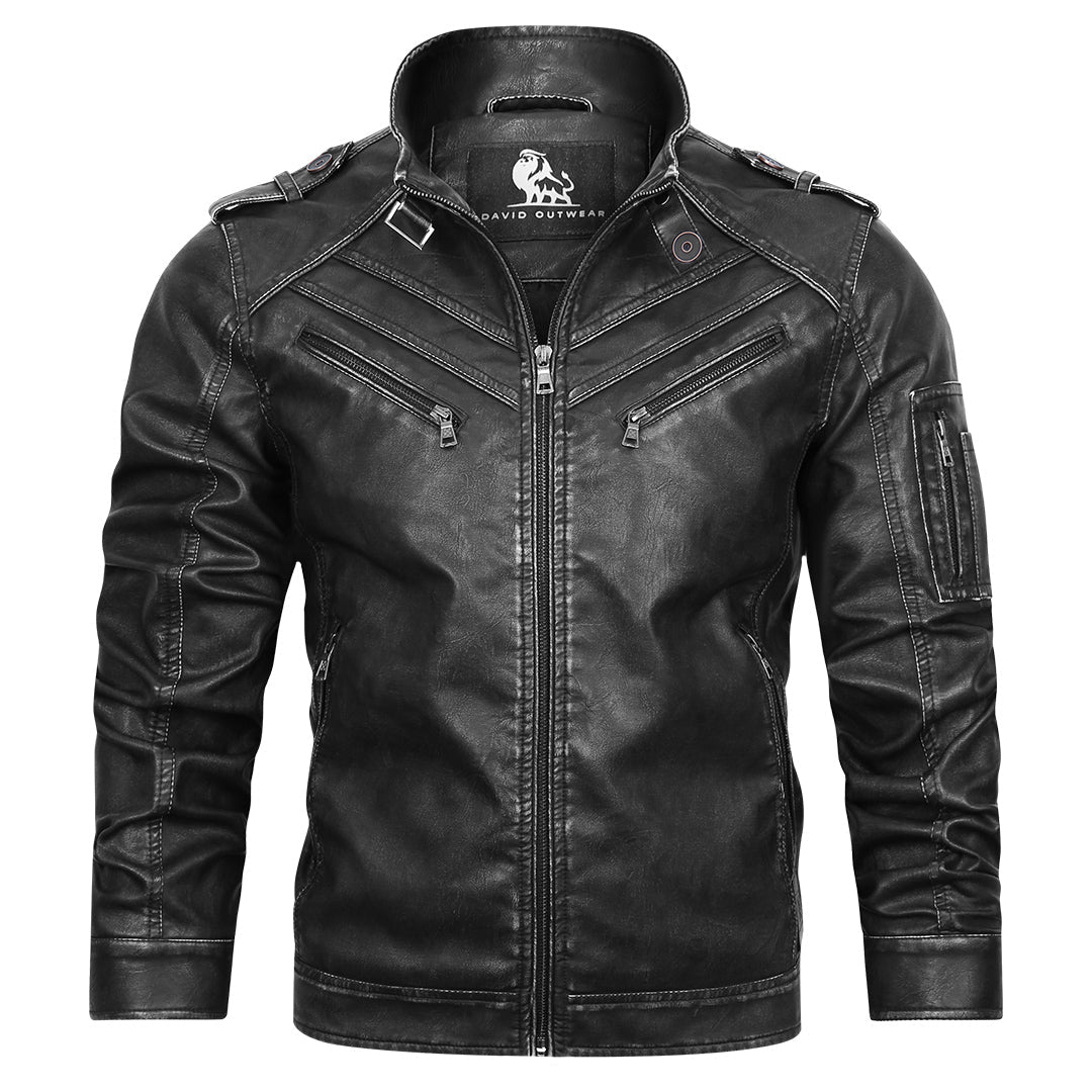 PEAK™ | Ritsen & Rock Leren Jas