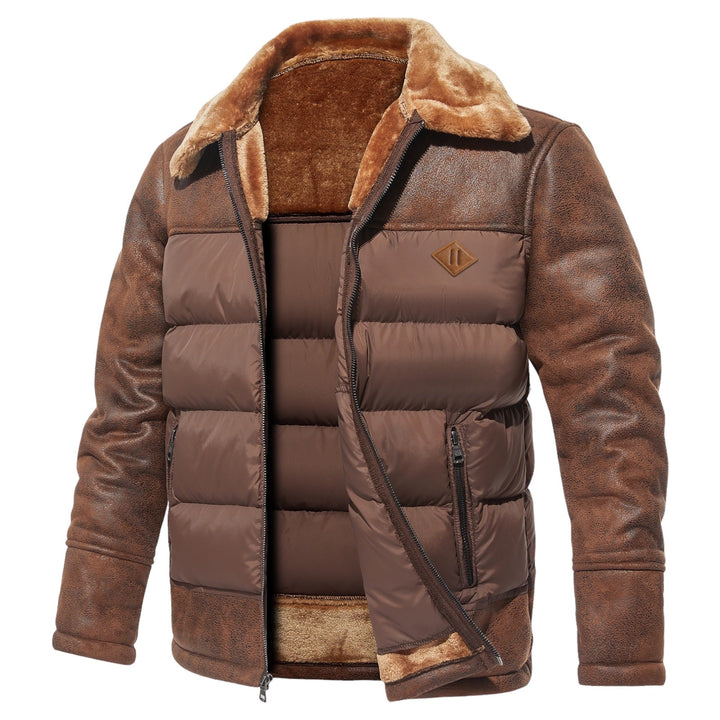 NICO™ | Elegante & Rustieke Leren Doudoune