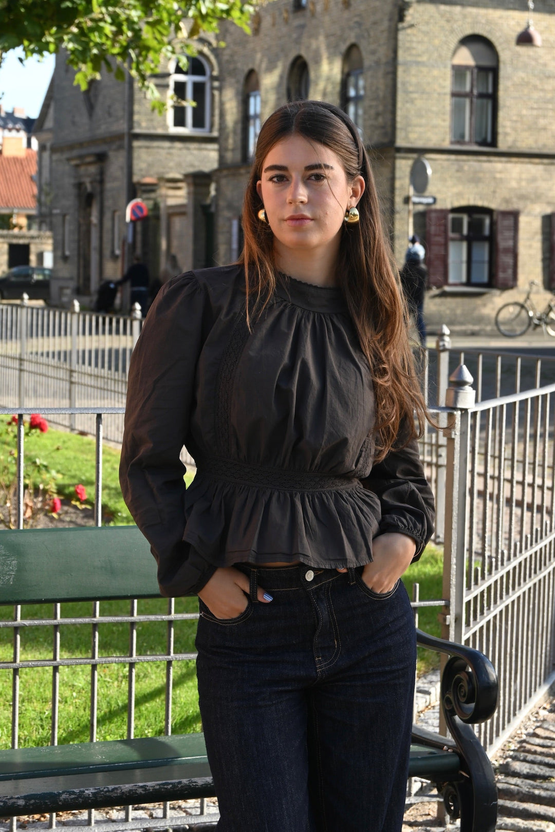 Marie blouse - bruin